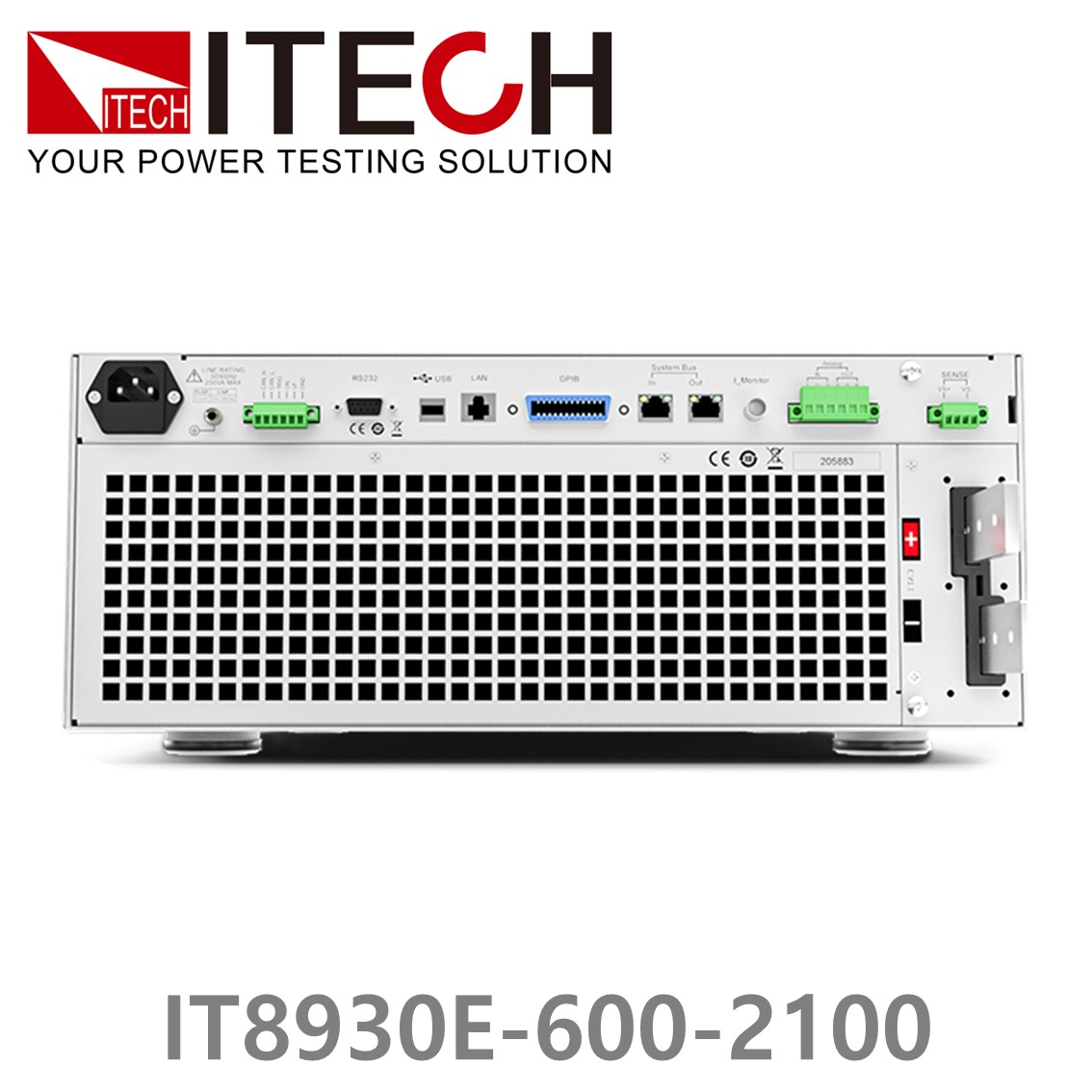 [ ITECH ] IT8930E-600-2100  고성능 고전력 DC 전자로드 600V/2100A/30kW (27U)