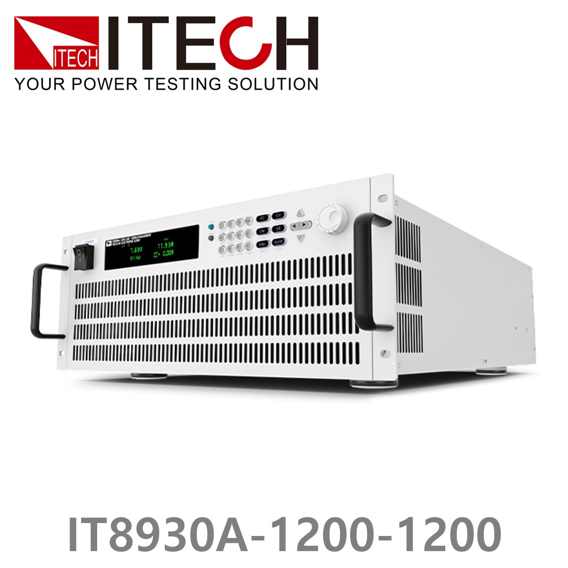 [ ITECH ] IT8930A-1200-1200  고성능 고전력 DC 전자로드 1200V/1200A/30kW (27U)