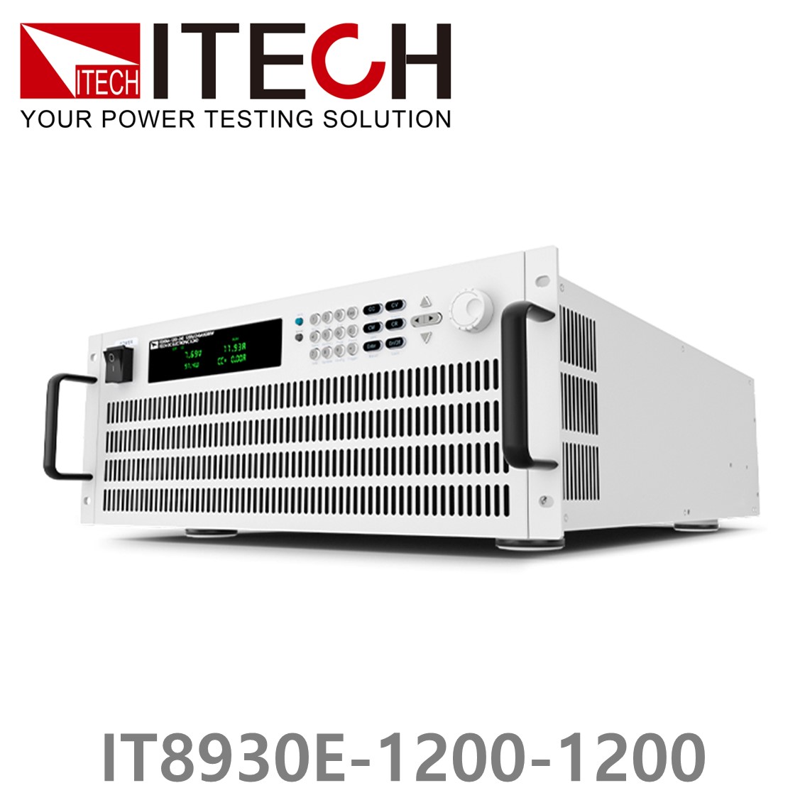 [ ITECH ] IT8930E-1200-1200  고성능 고전력 DC 전자로드 1200V/1200A/30kW (27U)