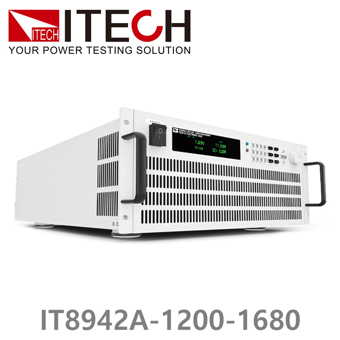 [ ITECH ] IT8942A-1200-1680  고성능 고전력 DC 전자로드 1200V/1680A/42kW (37U)