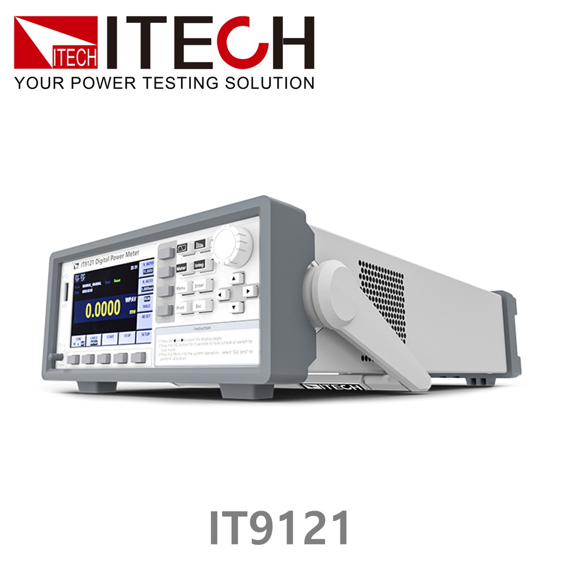 [ ITECH ] IT9121  파워미터, 전력테스터 600Vrms/20Arms Power meter (½ 2U)