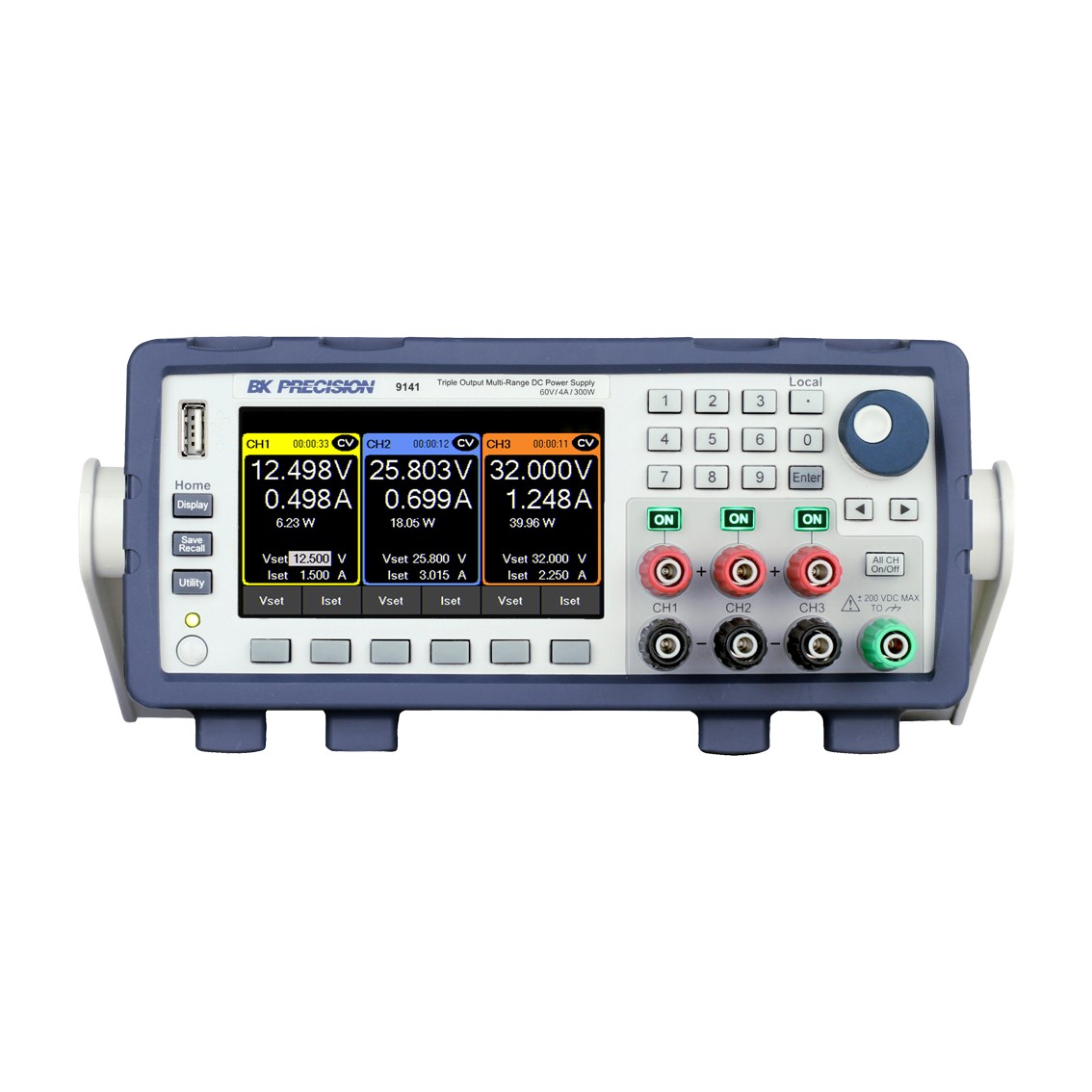 BK PRECISION 9140-GPIB  DC파워서플라이 32V/8A/300W 3채널 DC전원공급장치