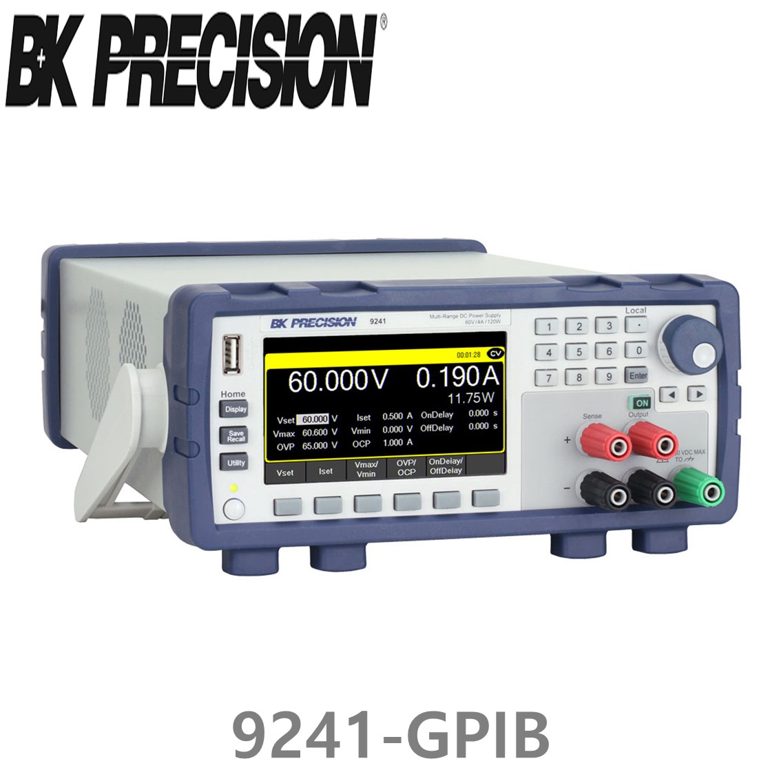 [ BK Precision ] 9241-GPIB  60V/4A/120W GPIB 멀티레인지 DC전원공급장치