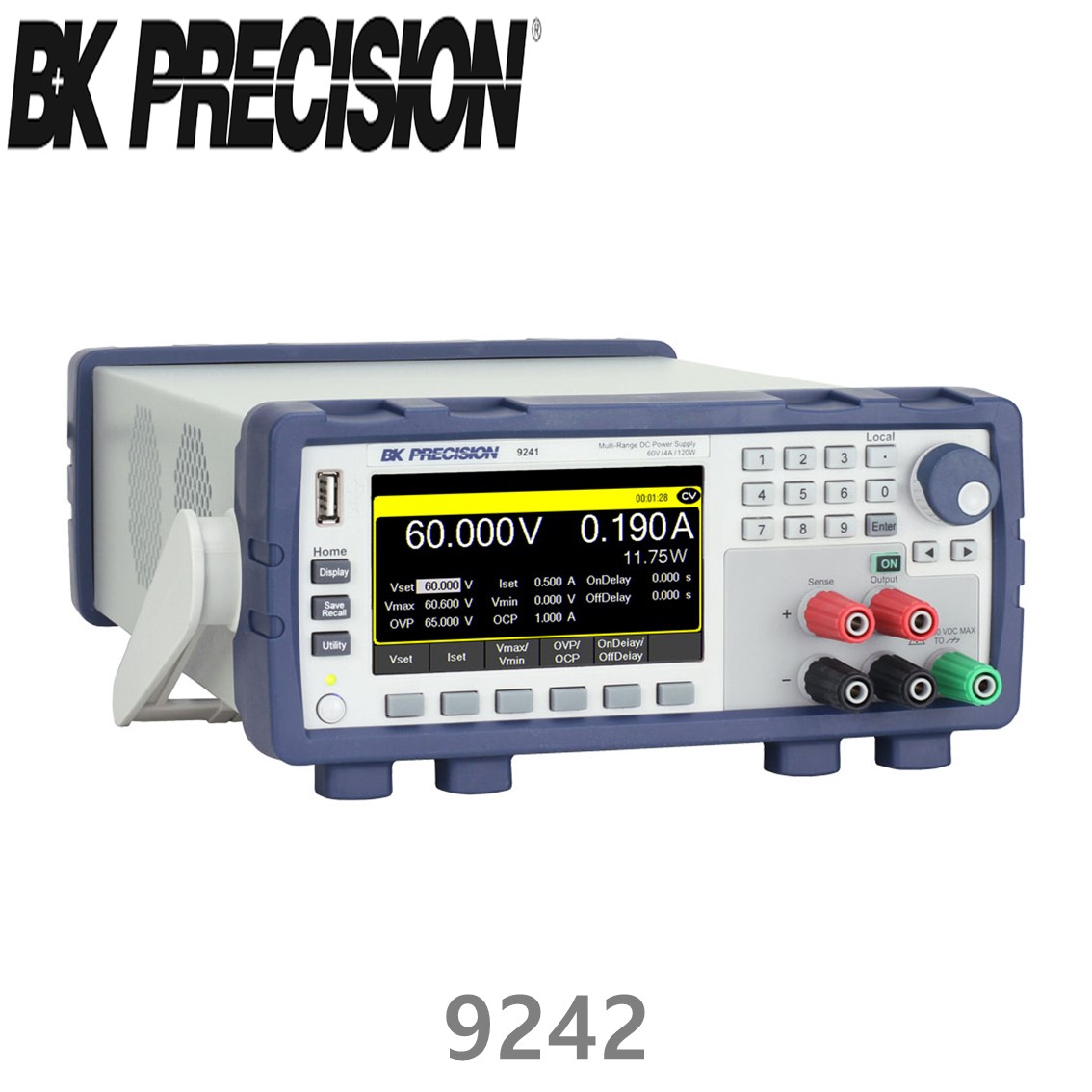 [ BK Precision ] 9242  60V/10A/200W 멀티레인지 DC 전원공급장치