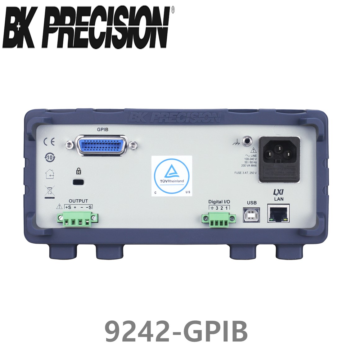 [ BK Precision ] 9242-GPIB  60V/10A/200W GPIB 다중 범위 DC 전원공급장치