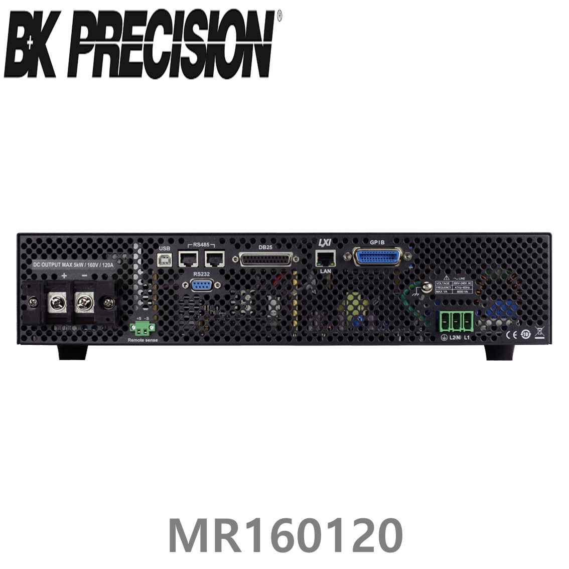 [ BK Precision ] MR160120  1160V/120A/5kW 고전압 프로그래머블 DC전원공급장치