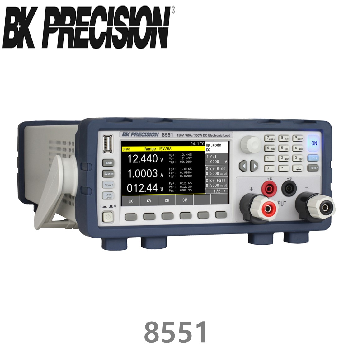 [ BK Precision ] 8551  프로그래머블 DC전자로드 150V/60A/350W