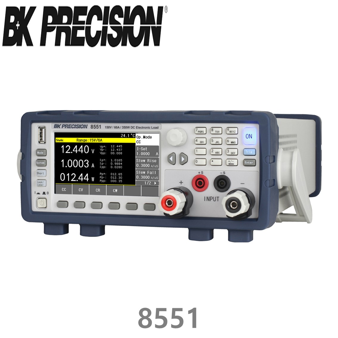 [ BK Precision ] 8551  프로그래머블 DC전자로드 150V/60A/350W