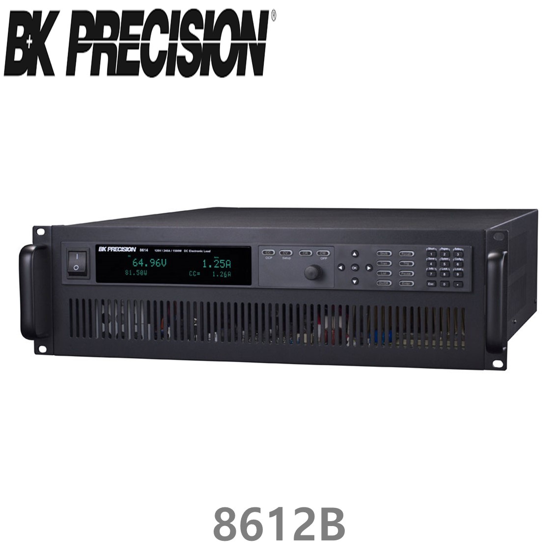 [ BK Precision ] 8612B  500V/30A/750W DC전자로드 (GPIB없슴)
