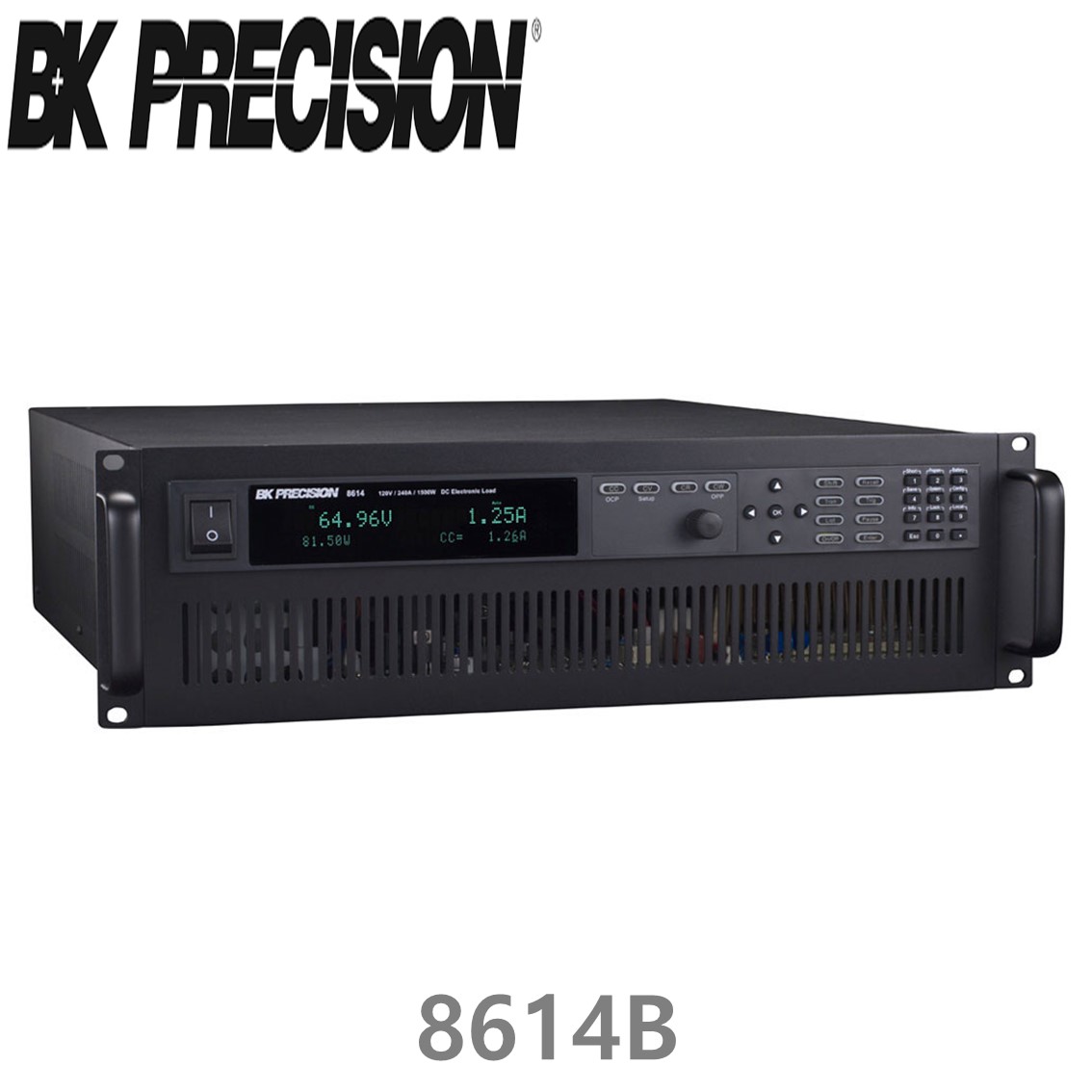 [ BK Precision ] 8614B  120V/240A/1500W DC전자로드 (GPIB없슴)
