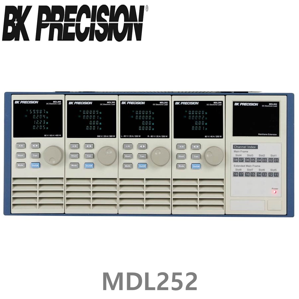 [ BK Precision ] MDL252  DC전자로드모듈 2채널/80V/20A/250W