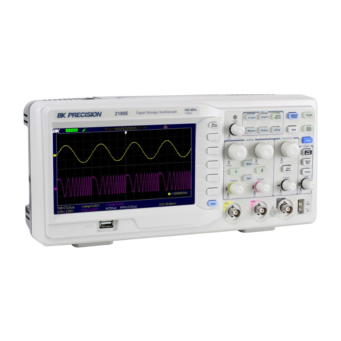 BK PRECISION 2190E  2채널 오실로스코프 100MHz/1GSa