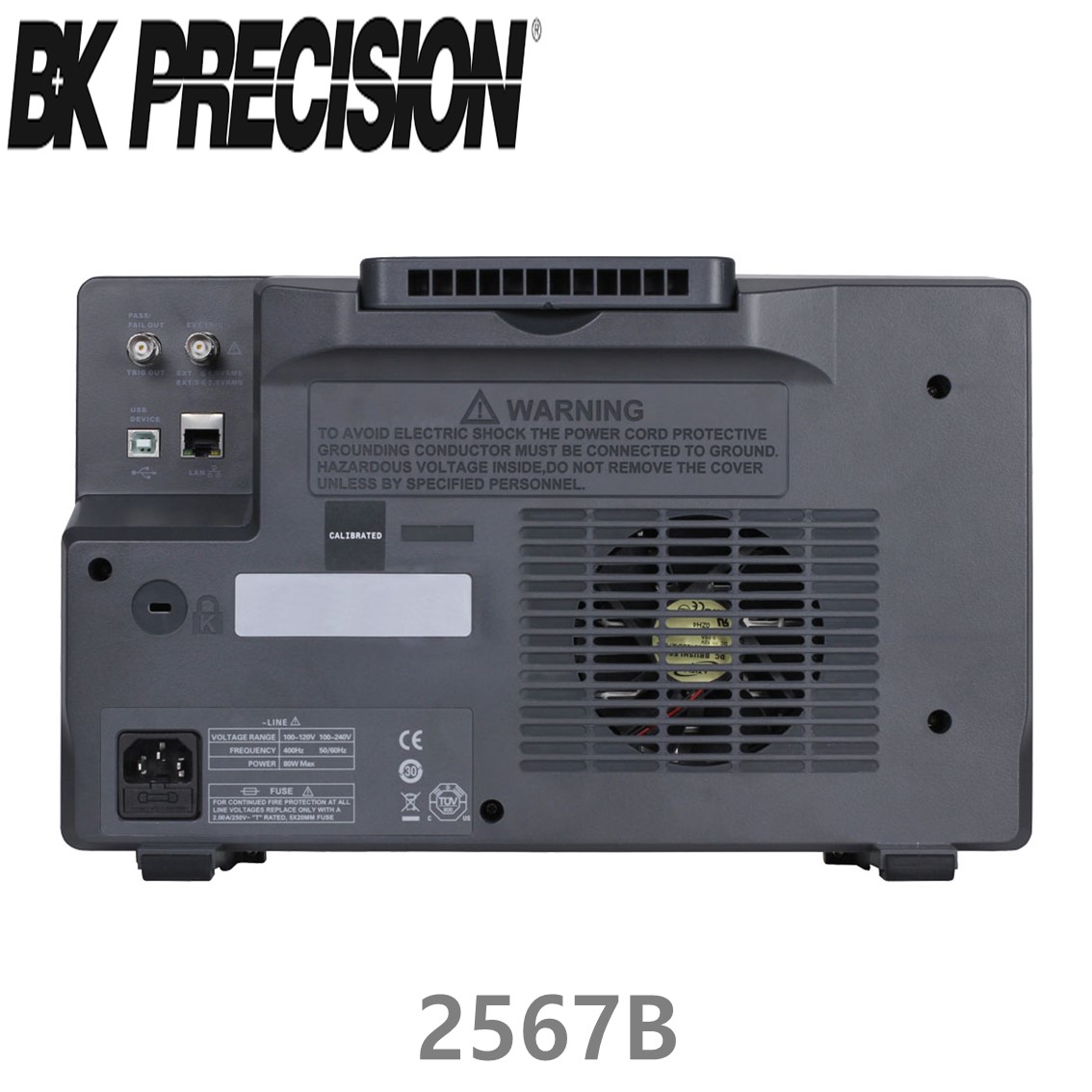 [ BK Precision ] 2567B  4채널/200MHz/2GSa 디지털 오실로스코프