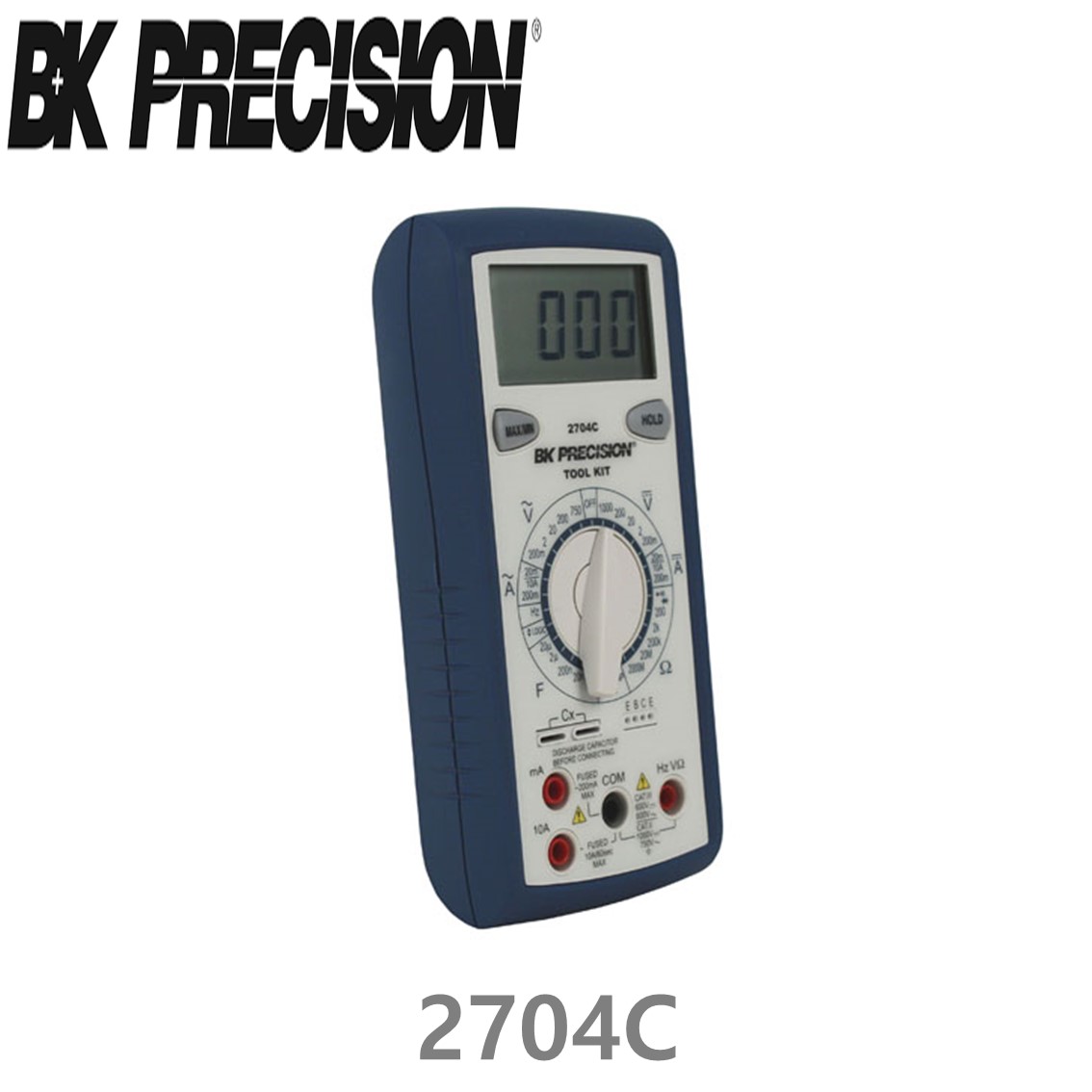 [ BK Precision ] 2704C  휴대용 디지탈 멀티미터 (트랜지스터 테스트 포함) (DC ~1000V/AC ~750V)