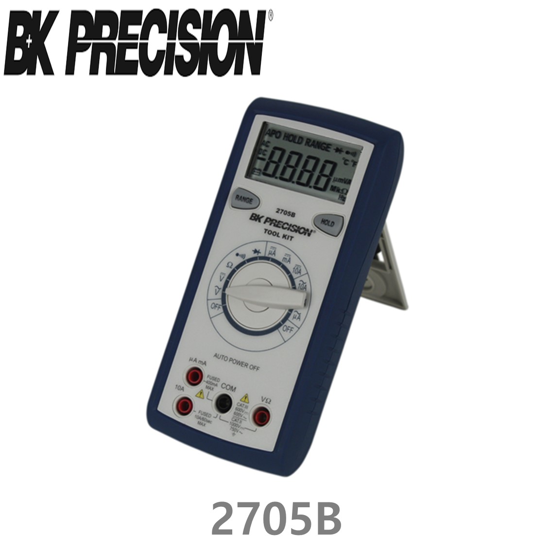 [ BK Precision ] 2705B  휴대용 디지탈 멀티미터 자동 범위 지정 DC ~1000V/AC ~750V
