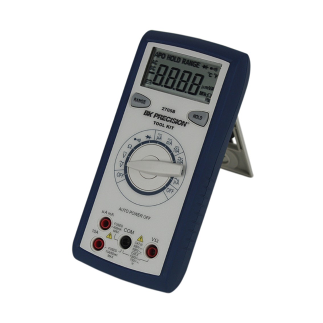 BK PRECISION 2705B  휴대용 디지탈 멀티미터 자동 범위 지정 DC ~1000V/AC ~750V