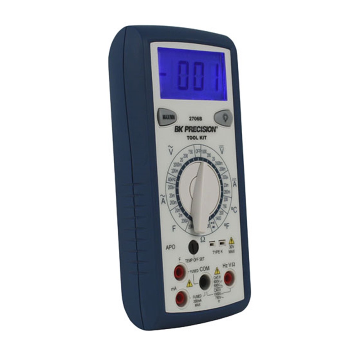 BK PRECISION 2706B  휴대용 디지탈 멀티미터 (온도측정 수동 범위 지정)