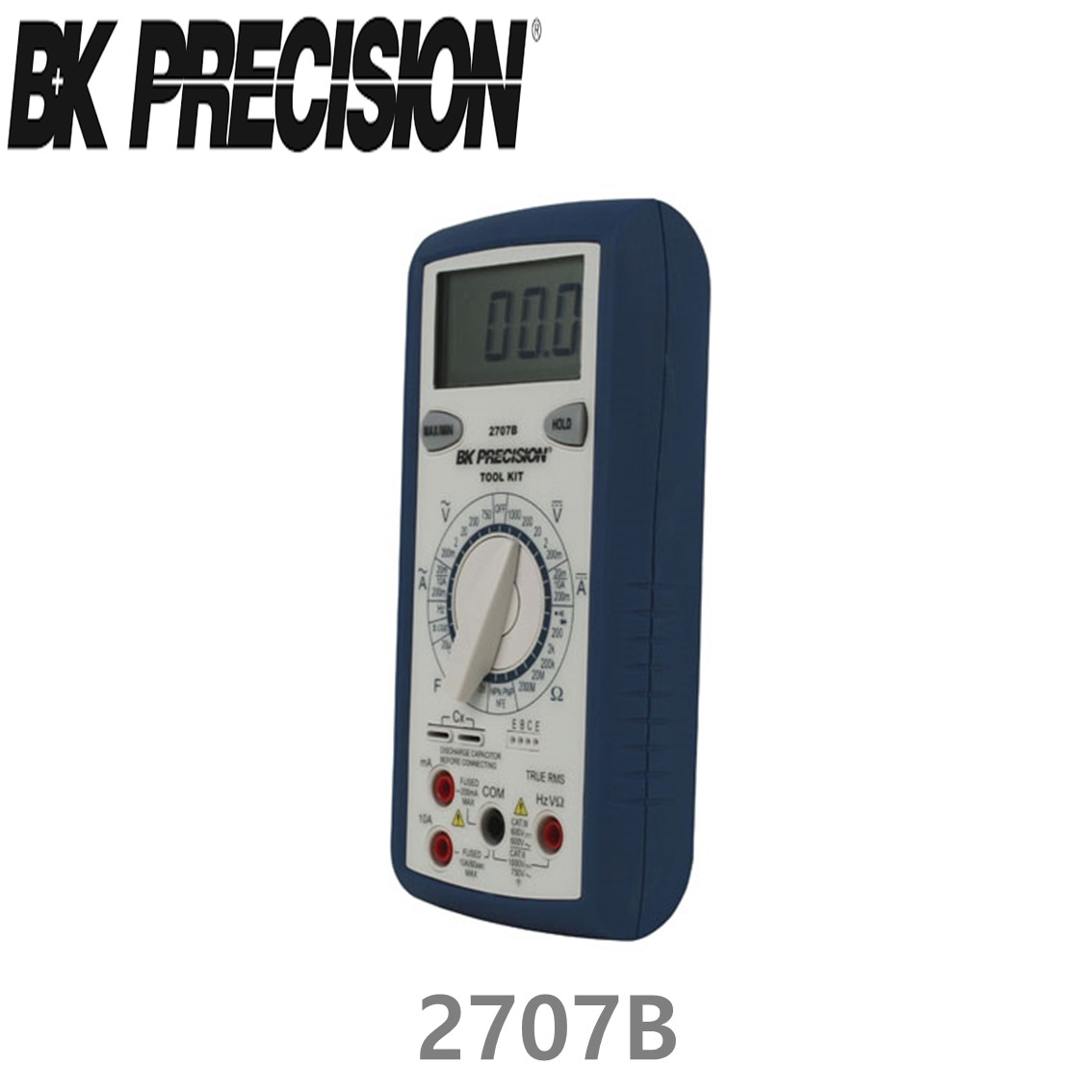 [ BK Precision ] 2707B  True RMS 휴대용 디지털 멀티미터(수동 범위 지정)