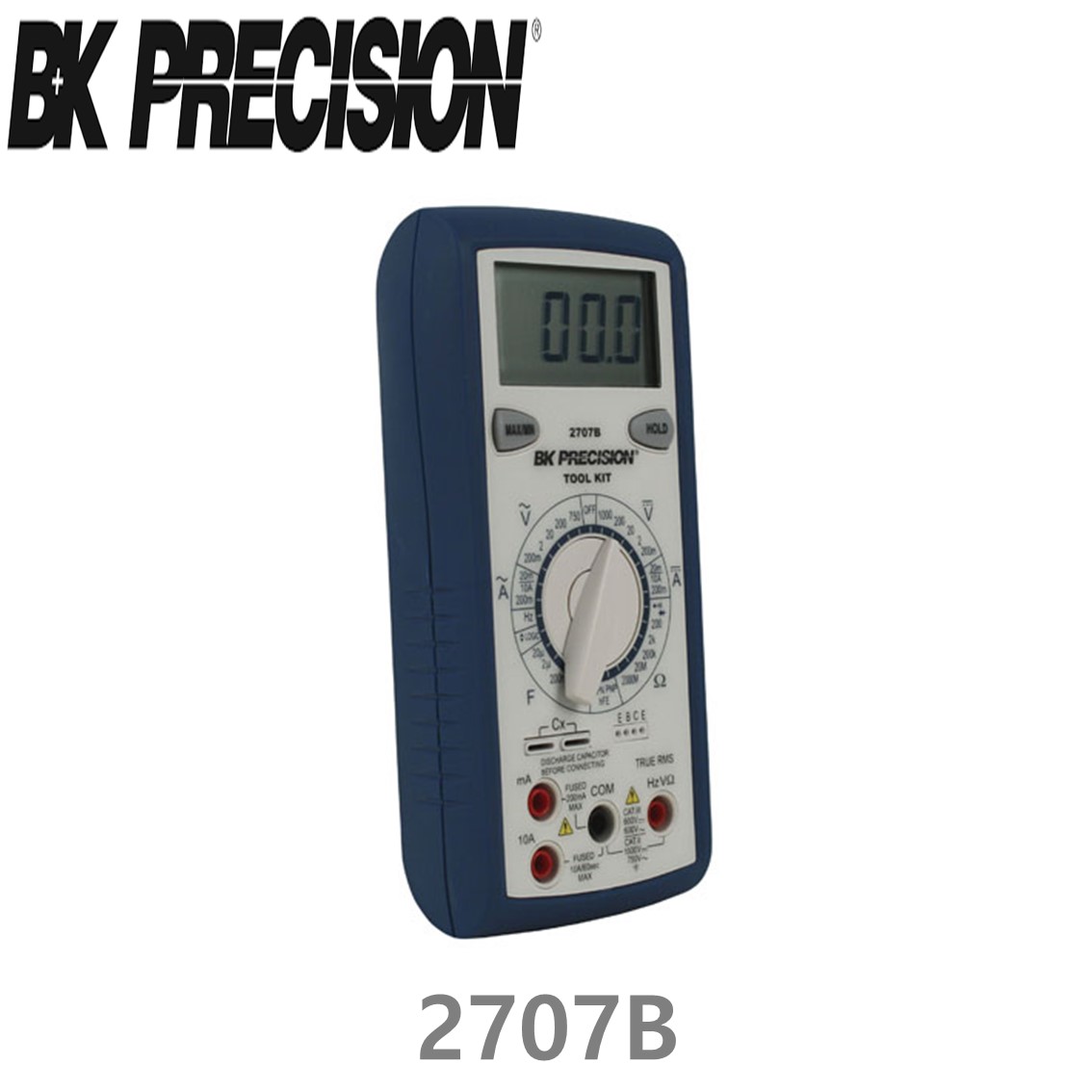 [ BK Precision ] 2707B  True RMS 휴대용 디지털 멀티미터(수동 범위 지정)
