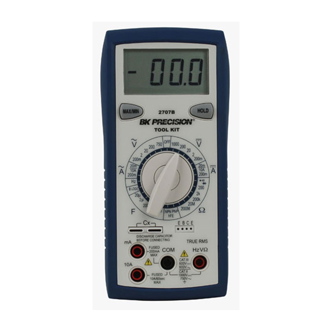 BK PRECISION 2707B  True RMS 휴대용 디지털 멀티미터(수동 범위 지정)