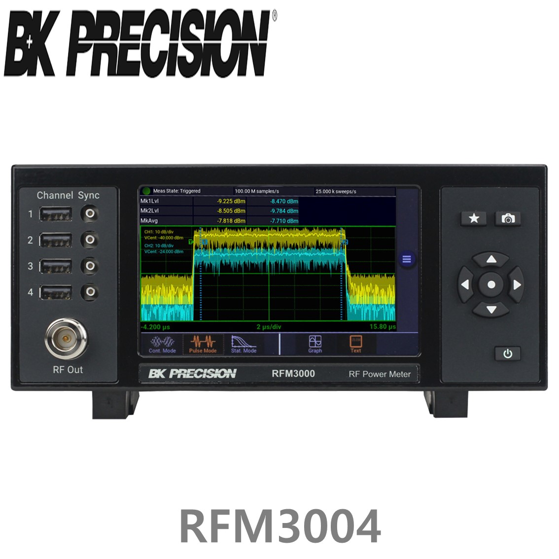 [ BK Precision ] RFM3004  4채널 RF 전력계(RFP3006, RFP3008, RFP3018, RFP3040, RFP3118, RFP3140)