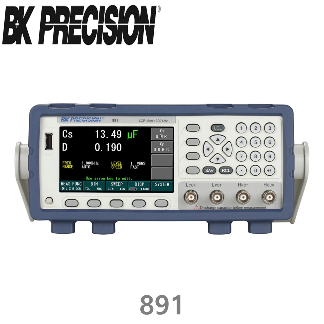 [ BK Precision ] 891  20Hz~300kHz 벤치타입 LCR 미터