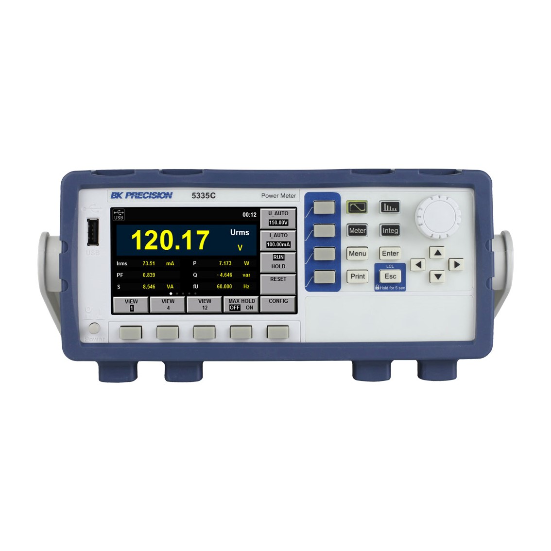 BK PRECISION 5335C  파워미터, 전력계 600Vrms(Cat II) 및 20Arms (GPIB 없슴)