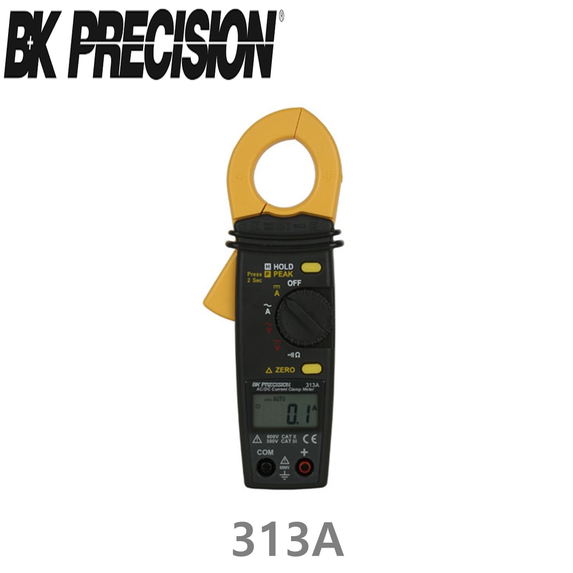 [ BK Precision ] 313A  미니 AC/DC 밀리 앰프 클램프미터 600A