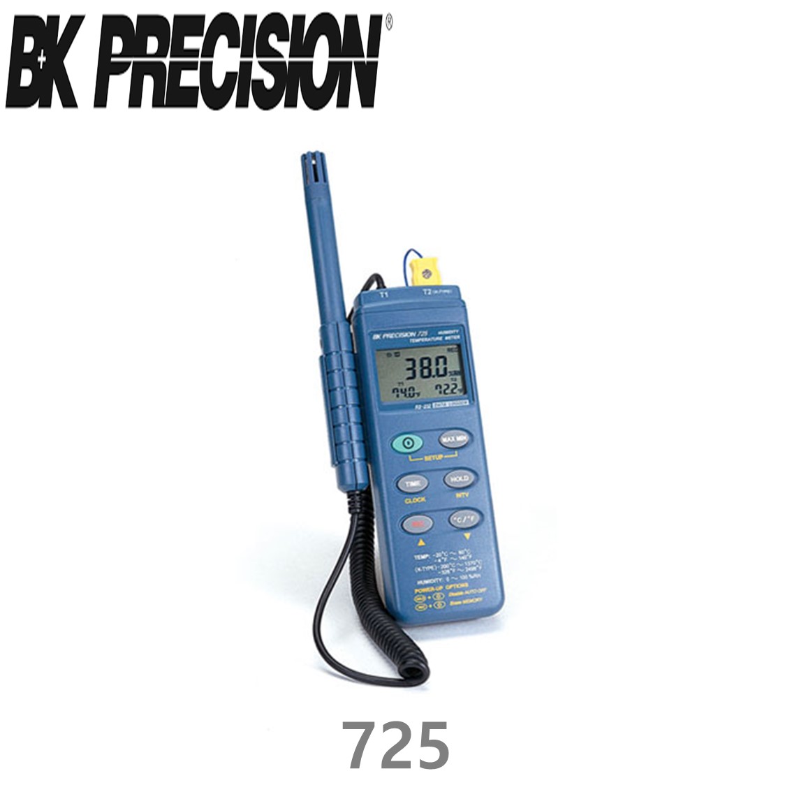 [ BK Precision ] 725  2채널 데이터 로깅 온도,습도,온습도계