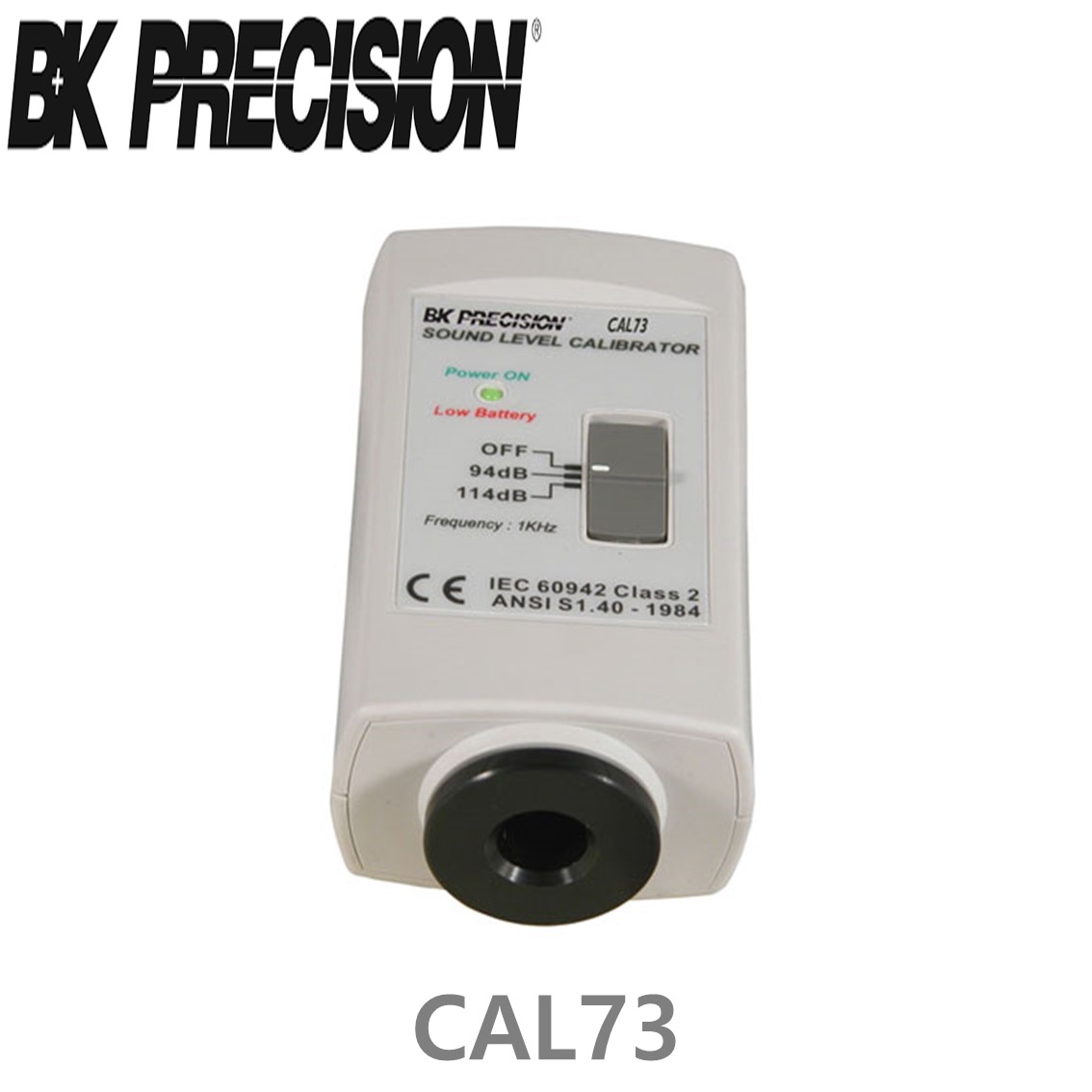 [ BK Precision ] CAL73   소음교정기,소음계,표준 음향 교정기(94dB, 1KHz 사인파)