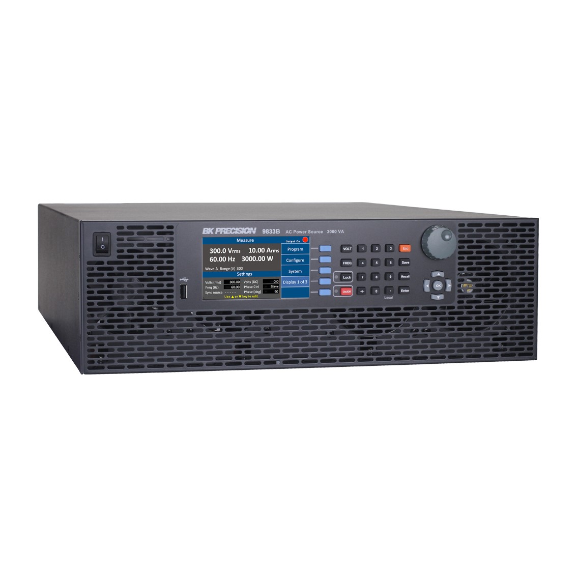 BK PRECISION 9833B 프로그래머블 AC파워소스 3000VA