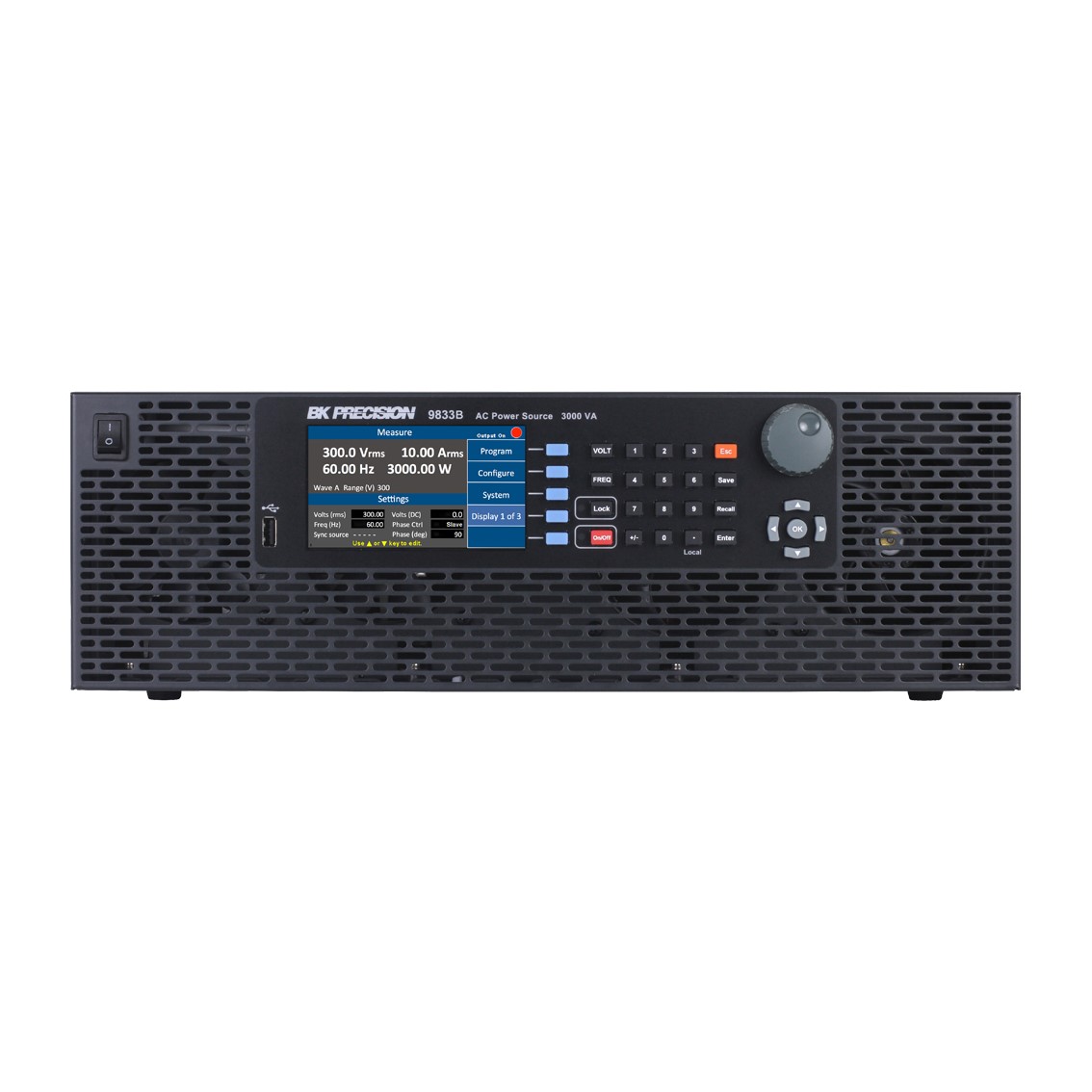 BK PRECISION 9833B 프로그래머블 AC파워소스 3000VA