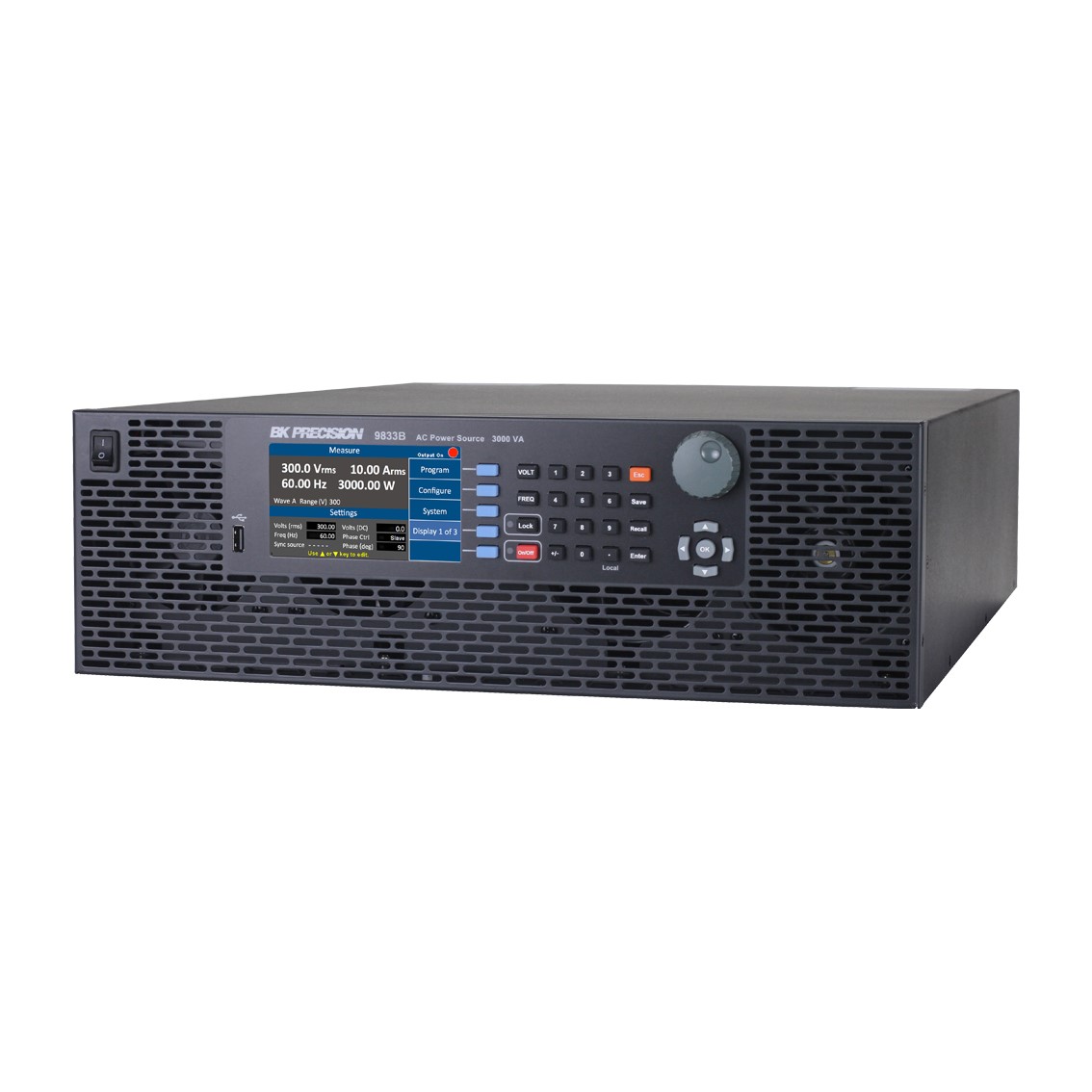 BK PRECISION 9833B 프로그래머블 AC파워소스 3000VA