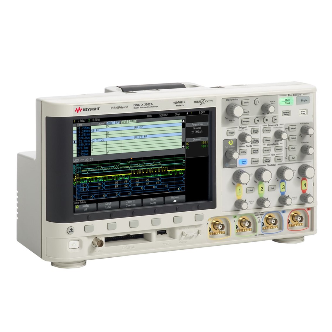 KEYSIGHT DSOX3012A  2채널/100MHz 디지털 오실로스코프