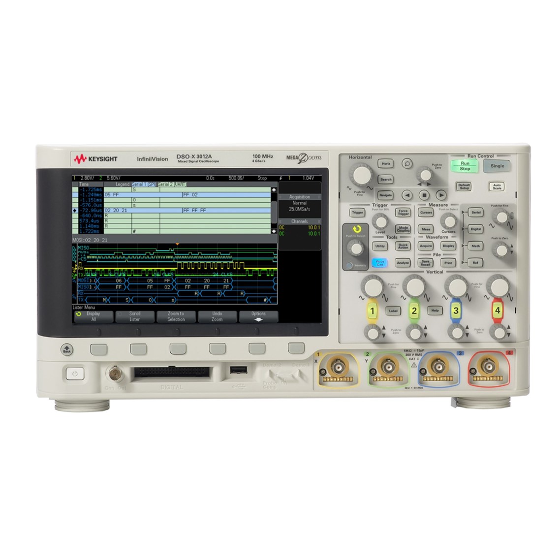 KEYSIGHT DSOX3012A  2채널/100MHz 디지털 오실로스코프