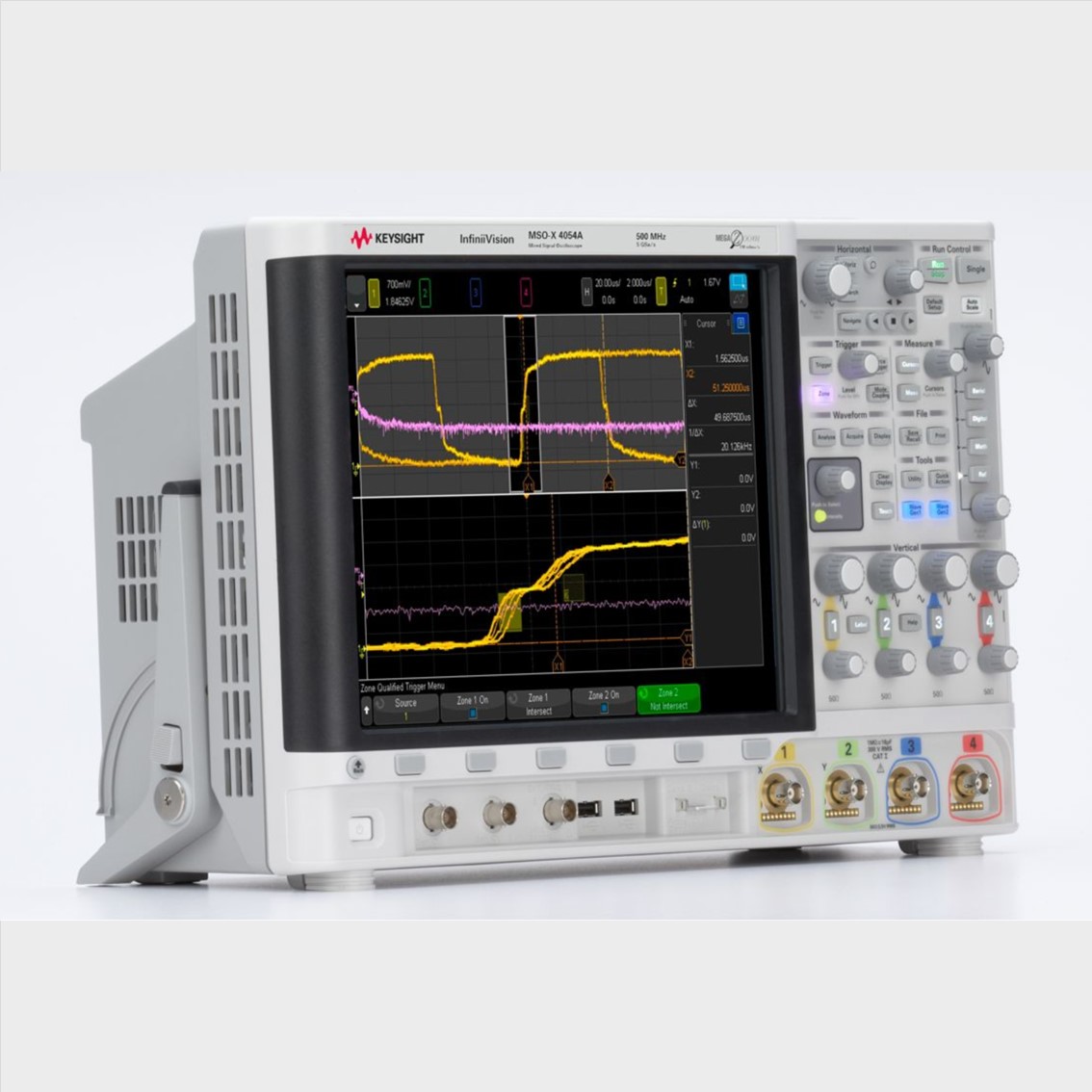 [ KEYSIGHT ] MSOX4054A  4채널/500MHz/디지탈16채널 혼합신호 디지탈오실로스코프