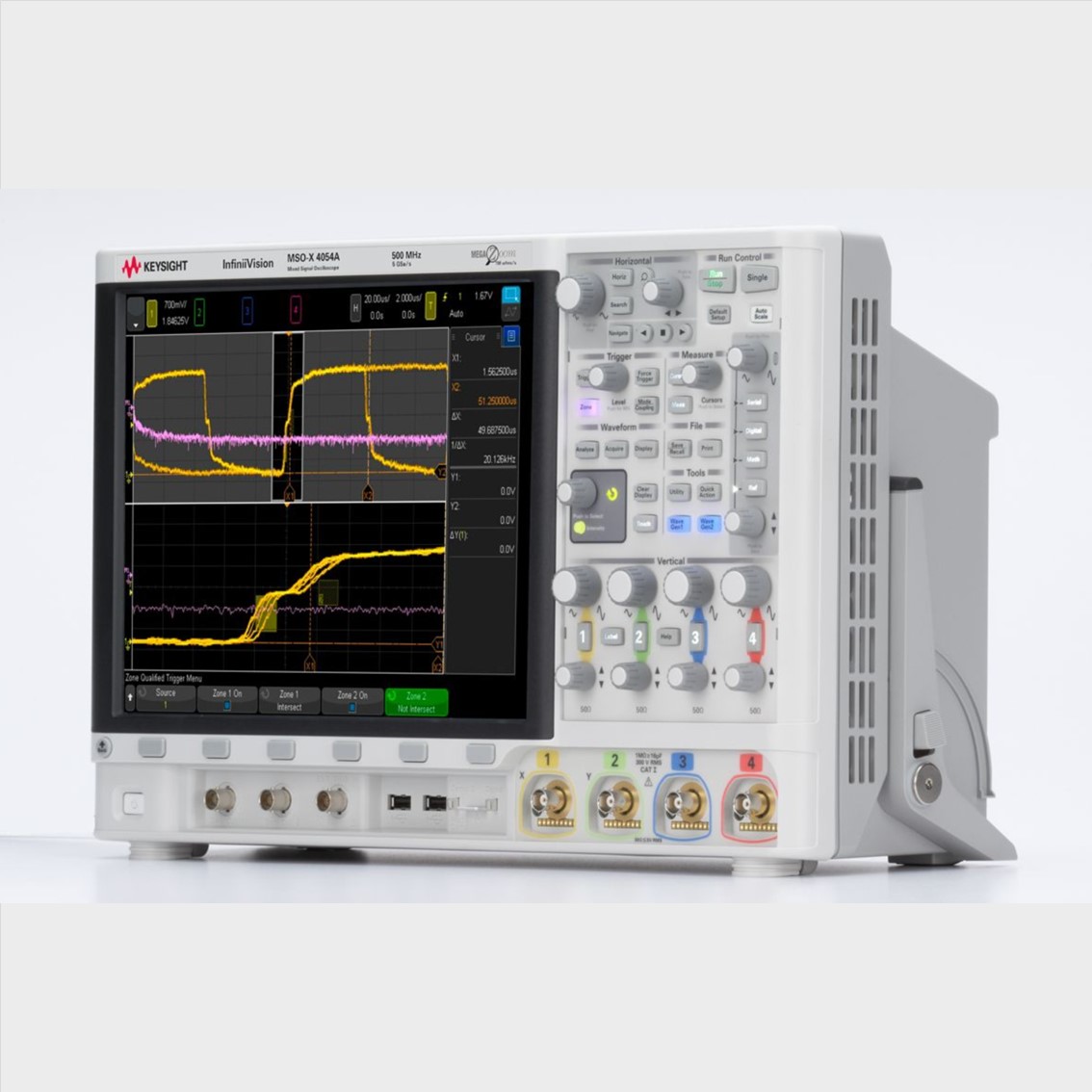 [ KEYSIGHT ] MSOX4054A  4채널/500MHz/디지탈16채널 혼합신호 디지탈오실로스코프