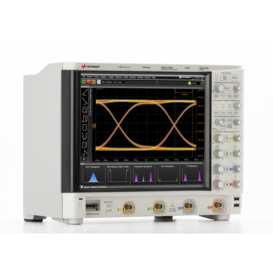 [ KEYSIGHT ] MSOS404A  4채널/4GHz/디지털16채널 고해상도 오실로스코프