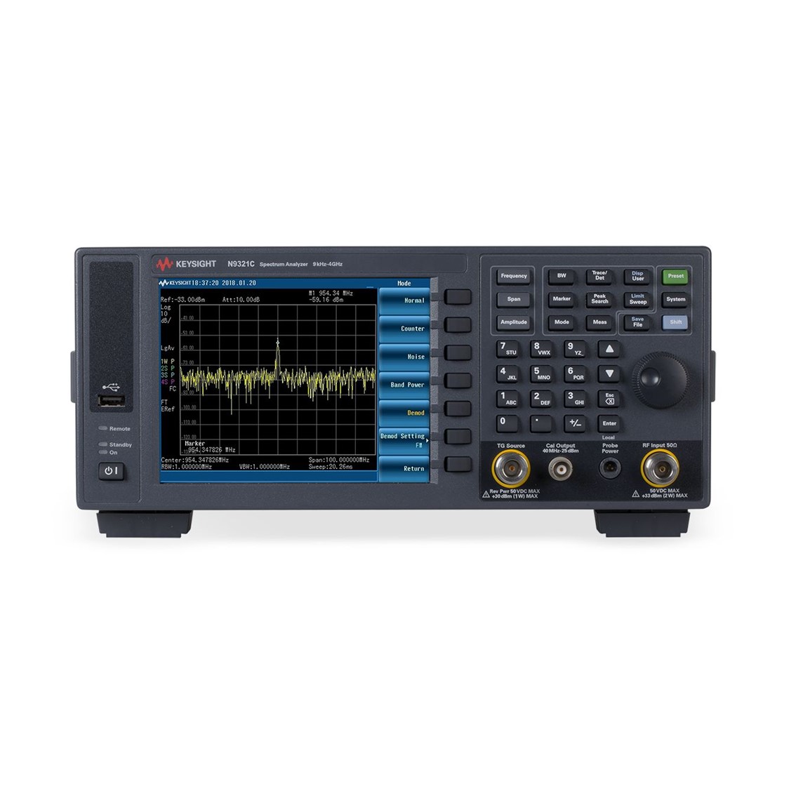 [ KEYSIGHT ] N9322C  스펙트럼 분석기 9kHz~7GHz(BSA)