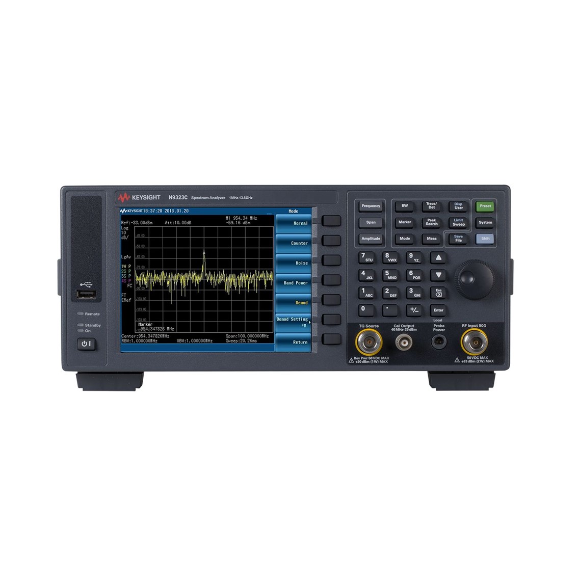 KEYSIGHT N9323C  스펙트럼 분석기 1MHz~13.6GHz