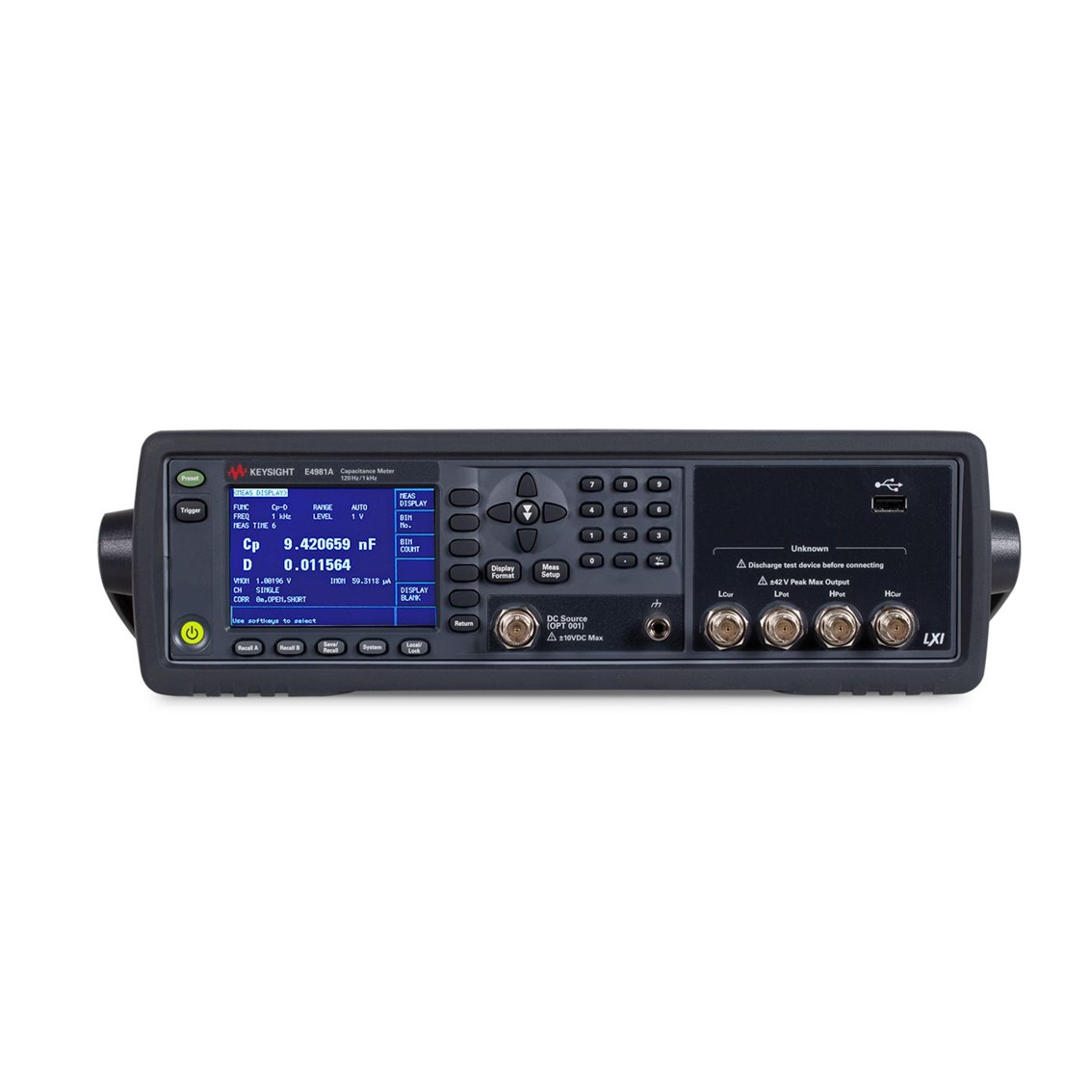 KEYSIGHT E4981A-002  고성능 커패시턴스미터, 120Hz/1kHz Capacitance meter
