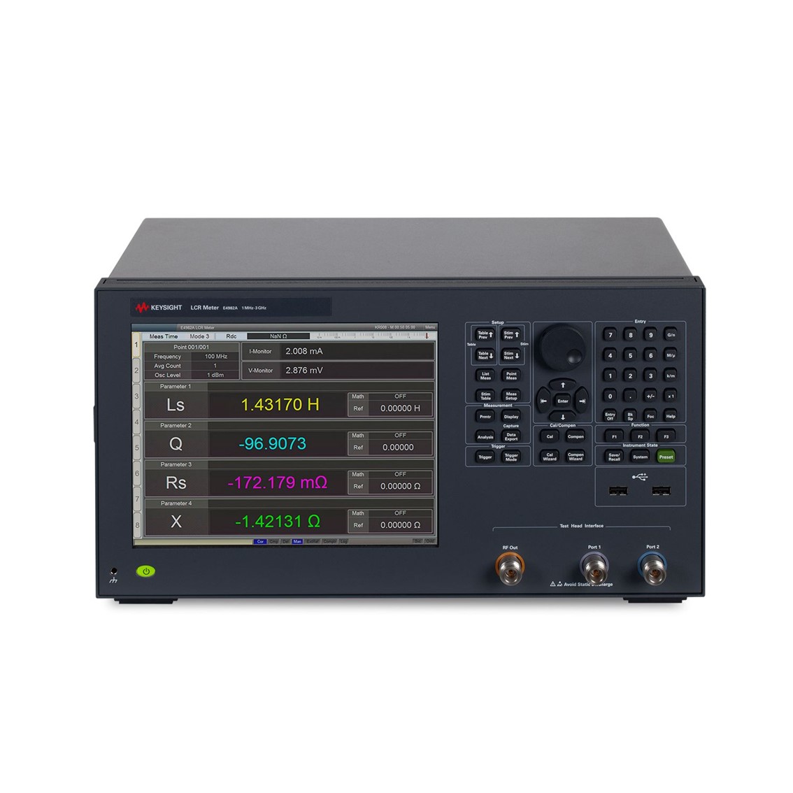 [ KEYSIGHT ] E4982A-050  고성능 LCR 미터 1 MHz~500 MHz LCR meter