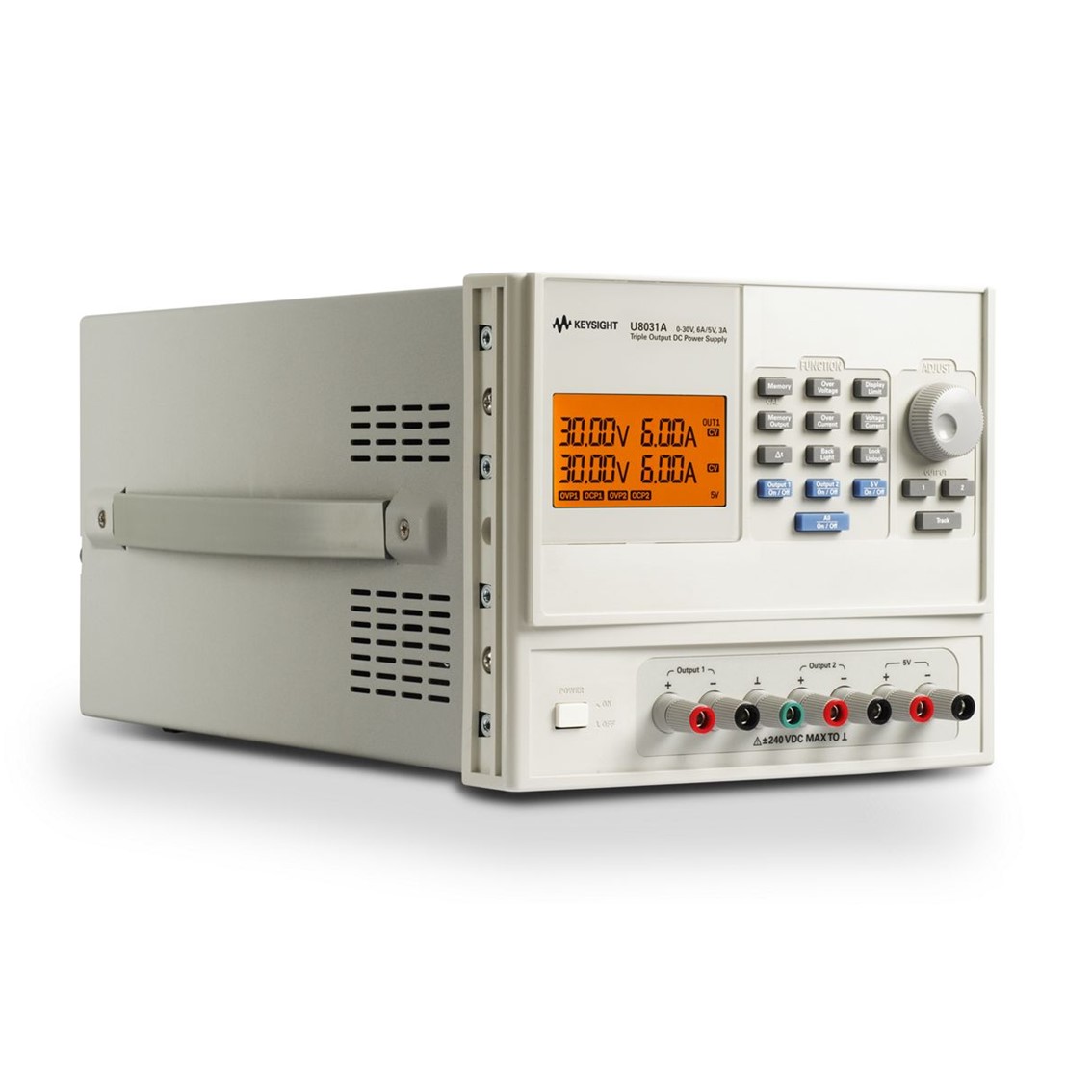 [ KEYSIGHT ] U8031A  DC전원공급기 30V/6A(2x), 5V/3A/375W DC Power Supply