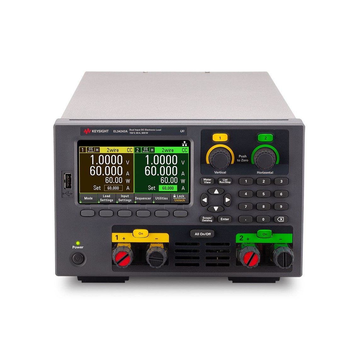 [ KEYSIGHT ] EL34243A DC 전자로드 150V/60A/300W DC Electronic Load