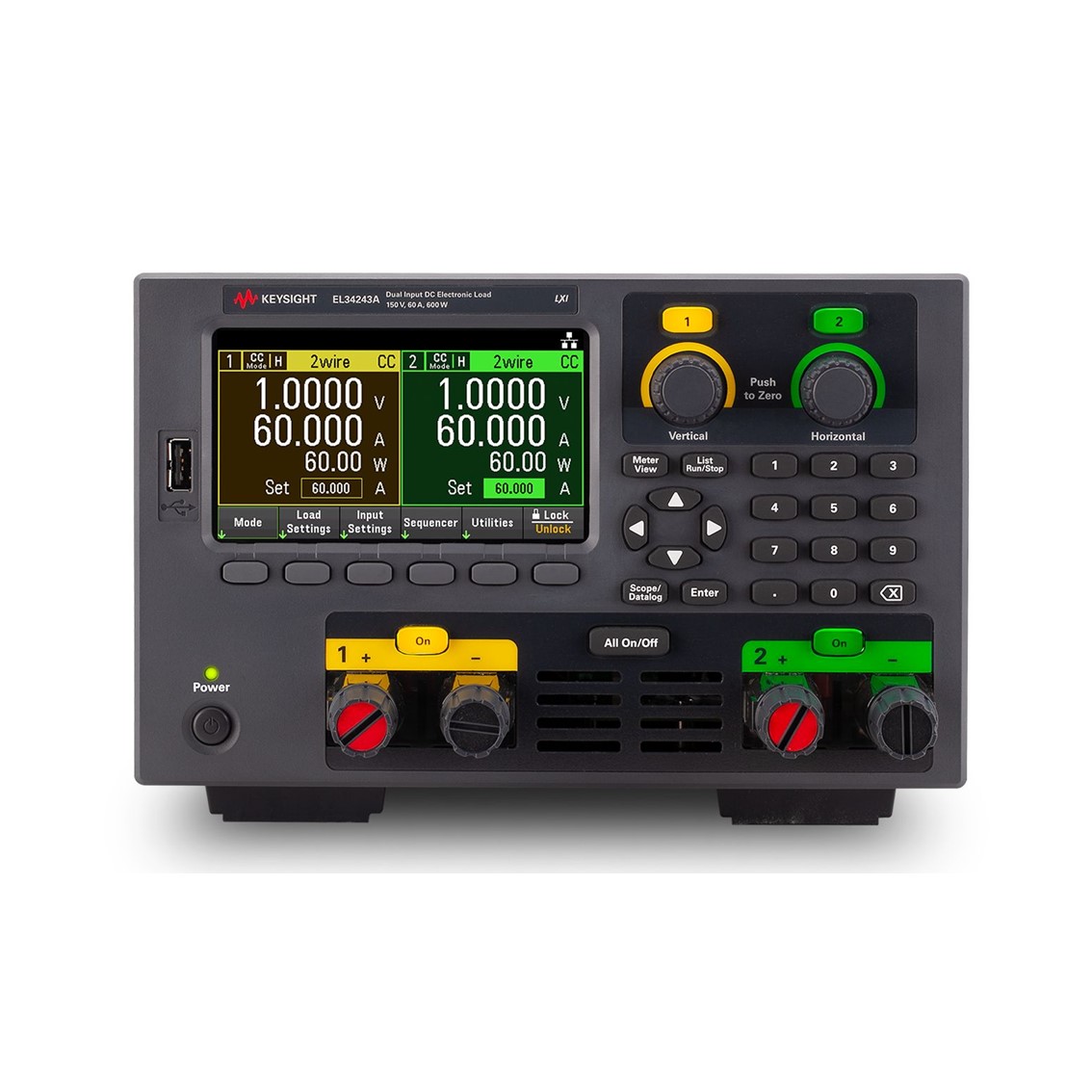 [ KEYSIGHT ] EL34243A DC 전자로드 150V/60A/300W DC Electronic Load