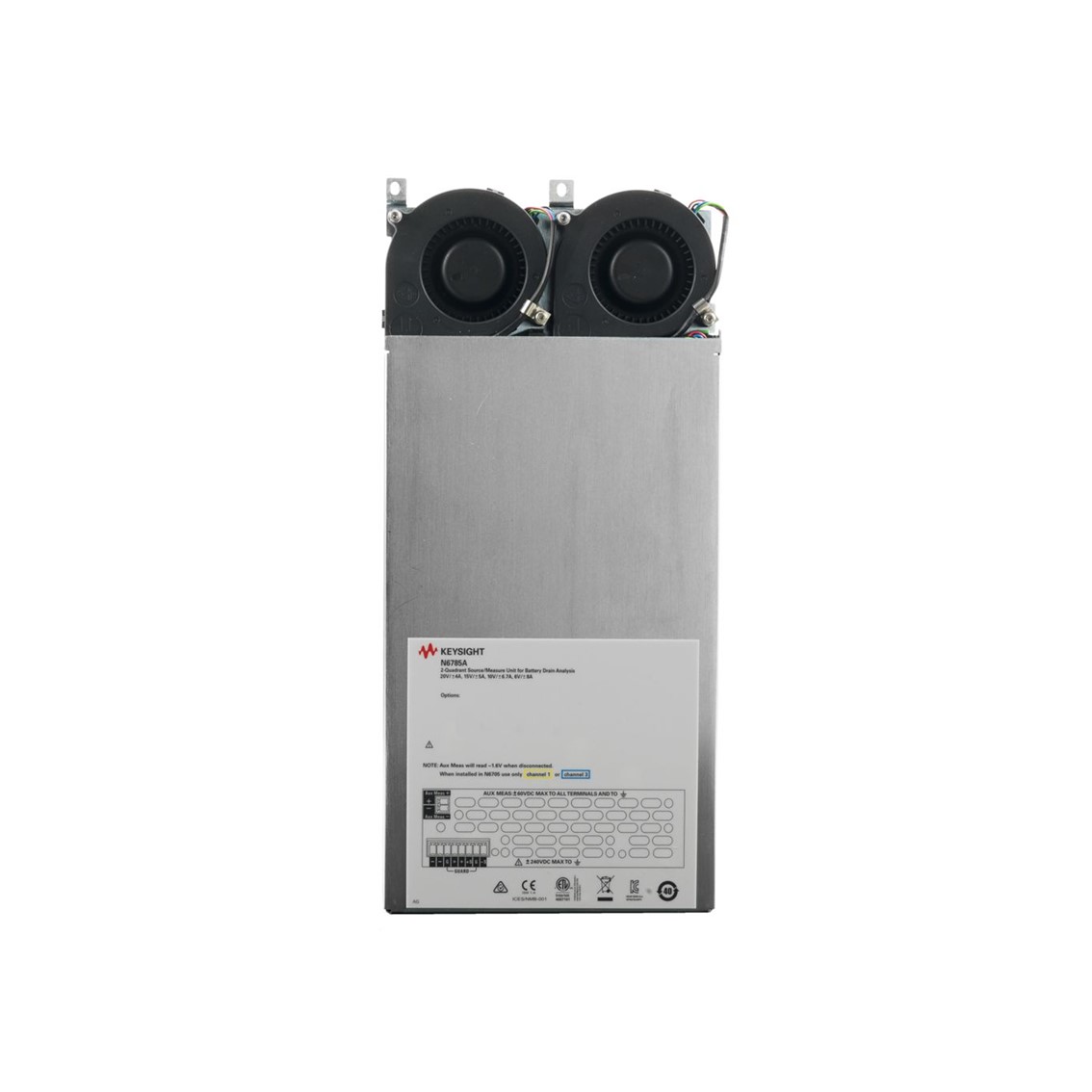 KEYSIGHT N6785A 모듈러 소스 측정 장치 80W, 다중 범위