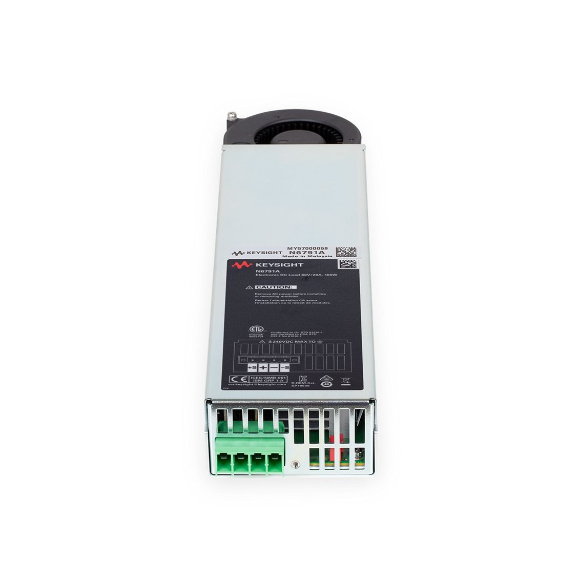 KEYSIGHT N6791A 모듈러 DC 전자로드 모듈 60V/20A/100W/1U DC전자로드 모듈
