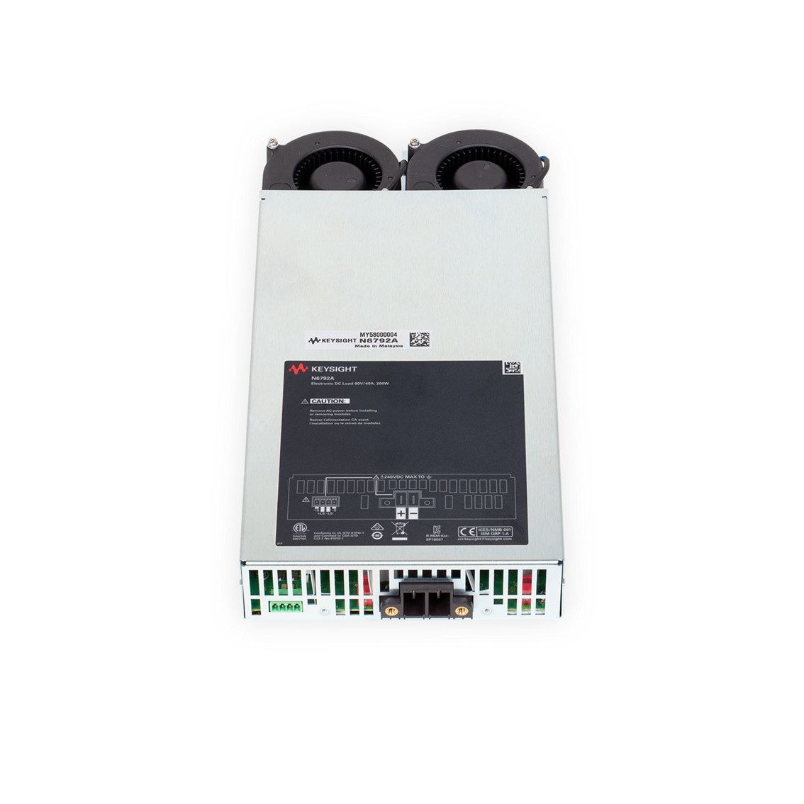 KEYSIGHT N6792A 모듈러 DC 전자로드 모듈 60V/40A/200W/1U DC전자로드 모듈