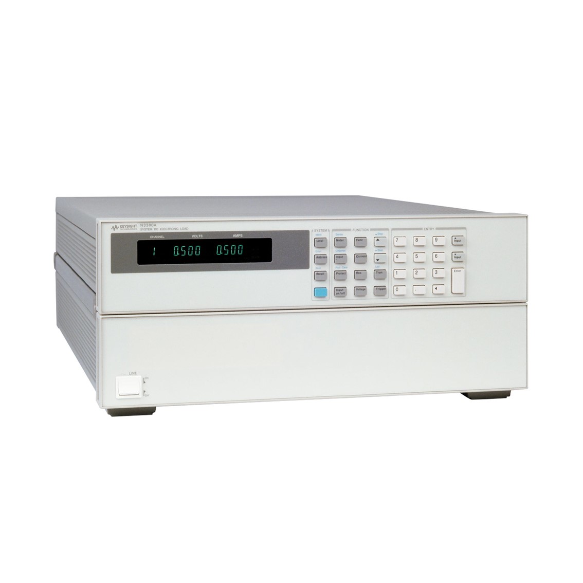 KEYSIGHT N3302A  모듈러 DC전자로드 메인프레임 0-60V/30A/150W/N330X 메인프레임 1슬롯용