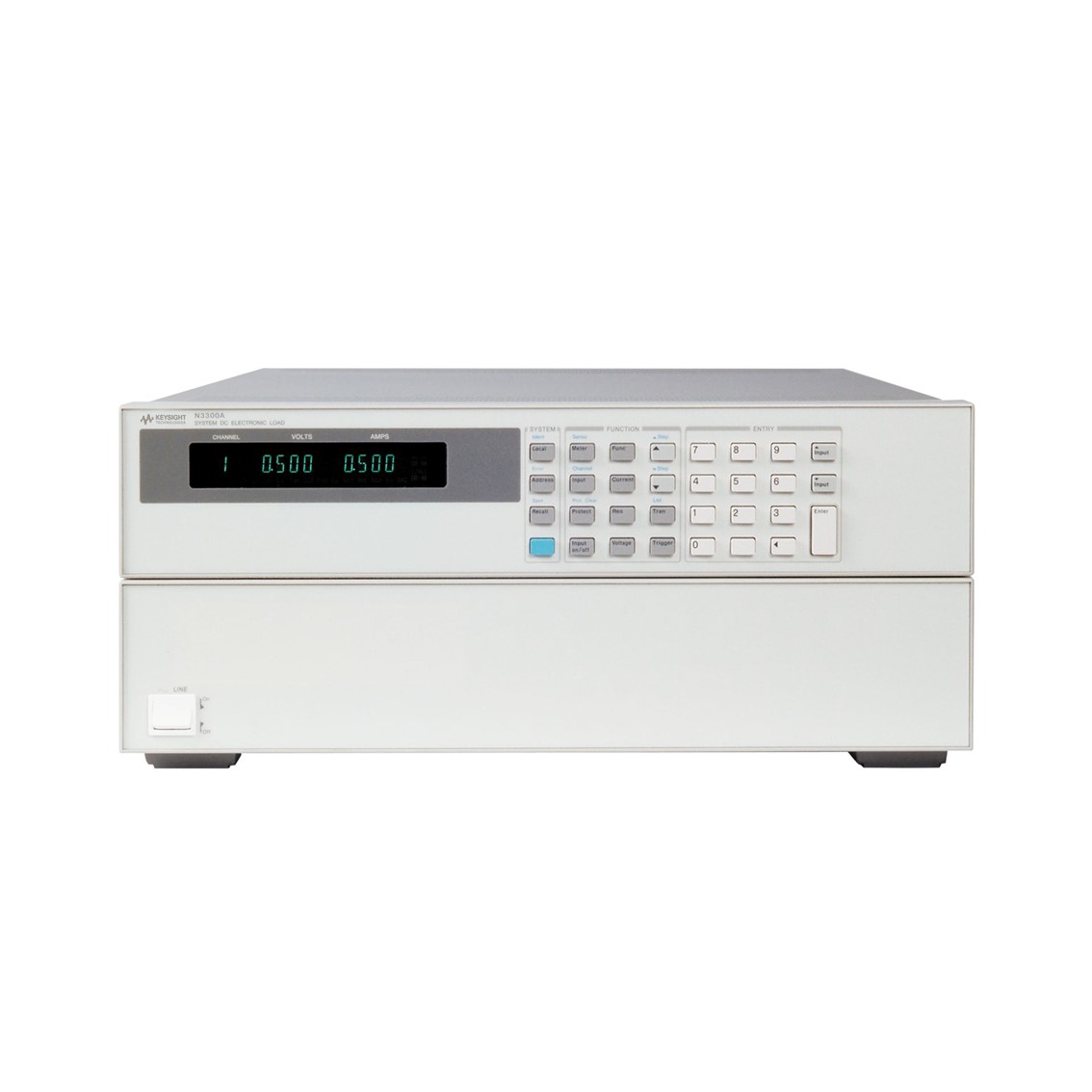 KEYSIGHT N3302A  모듈러 DC전자로드 메인프레임 0-60V/30A/150W/N330X 메인프레임 1슬롯용